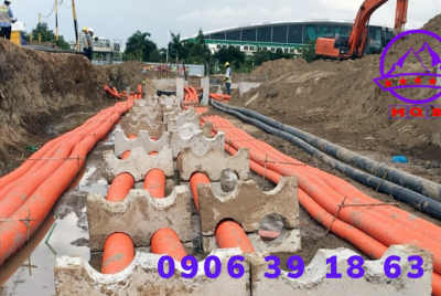 Gối đỡ ống nhựa PVC xoăn