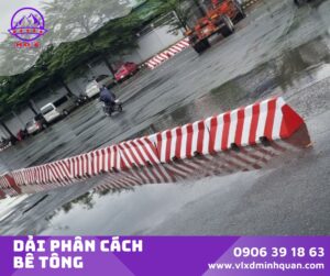 Dải Phân Cách Bê Tông Tại Long An 2 phan cach lan duong