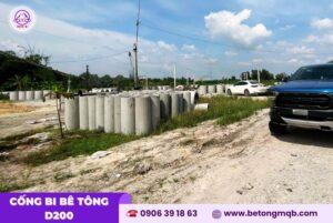 Cống bi bê tông D200 tại Bình Dương | Bê Tông MQB 2 báo giá cống bi d200