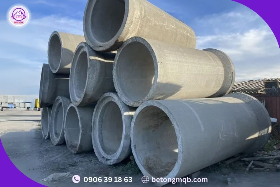 Cống bê tông rung ép D800 dài 2.5m tại Bình Dương | Bê Tông MQB 3 bao-gia-cong-rung-ep-d800