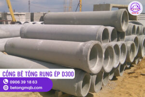 Cống Bê Tông Rung Ép D300 dài 2,5m Tại Long An | Bê tông MQB 1 Cống bê tông rung ép D300