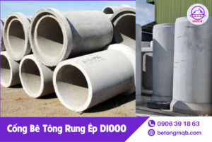 Cống bê tông rung ép D1000