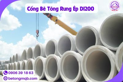 Cống Bê Tông Rung Ép D1200 dài 2,5m Tại Long An | Bê tông MQB