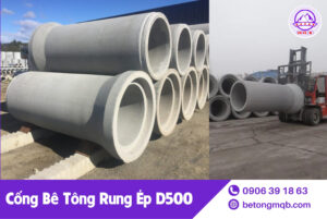 Cống bê tông rung ép D500