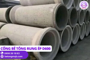 Cống Bê Tông Rung Ép D600 dài 2,5m Tại Long An | Bê tông MQB 1 cong be tong rung ep d600