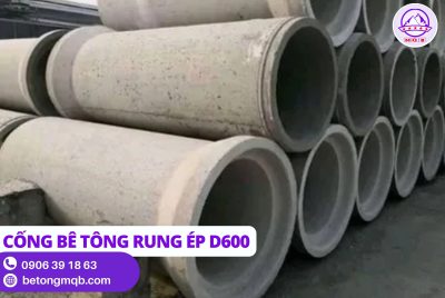 Cống Bê Tông Rung Ép D600 dài 2,5m Tại Long An | Bê tông MQB