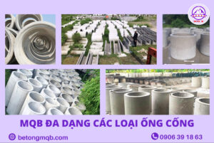 Cống Bi Bê Tông D1000 Tại Long An | Bê tông MQB 6 Cống bi bê tông tại MQB