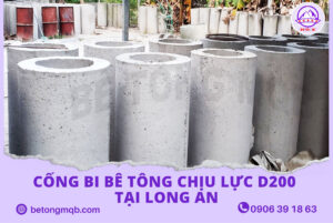 Cống Bi Bê Tông Chịu Lực D200 Tại Long An | Bê tông MQB 1 Cống bi bê tông chịu lực d200 tại Long An