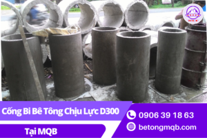 Cống Bi Bê Tông Chịu Lực D300 Tại Long An | Bê tông MQB 6 Cống bi bê tông chịu lực D300 tại MQB