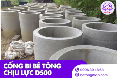 Cống Bi Bê Tông Chịu Lực D500 Tại Long An | Bê tông MQB