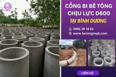 cống bi bê tông chịu lực d600 tại Bình Dương