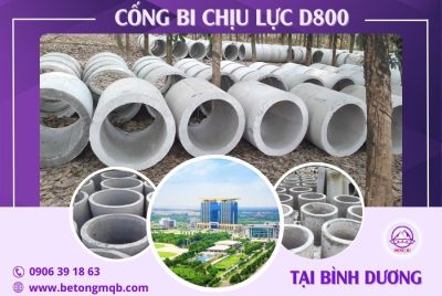 Cống bi bê tông chịu lực D800 tại Bình Dương