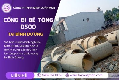 Cống bi bê tông d500 tại bình dương