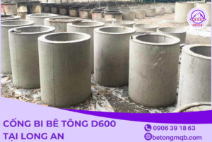 Cống Bi Bê Tông D600 Tại Long An | Bê Tông MQB 2 Cống bi bê tông D600 tại Long An