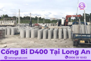Cống bi D400 tại Long An | Bê tông MQB 1 Cống bi D400