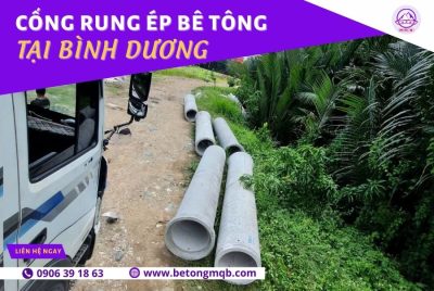  Cống rung ép bê tông tại Bình Dương | Bê Tông MQB