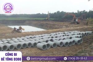 Cống bi bê tông D300 tại Tiền Giang | Bê tông MQB 1 cong-thoat-nuoc-d300