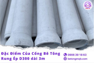 Đặc Điểm Của Cống Bê Tông Rung Ép D300 dài 3m