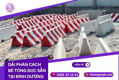 Dải phân cách bê tông tại Bình Dương