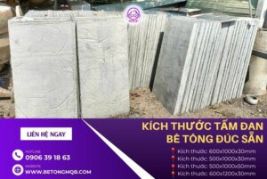 Tấm đan bê tông đúc sẵn tại Bình Dương | Bê Tông MQB 1 Kích thước tấm đan bê tông đúc sẵn