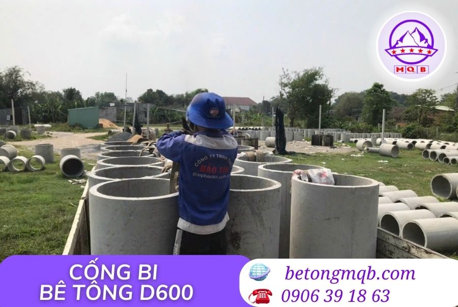 Cống bi bê tông D600 Tại Tiền Giang | Bê tông MQB 4 mua-cong-be-tong-tại-tien-giang