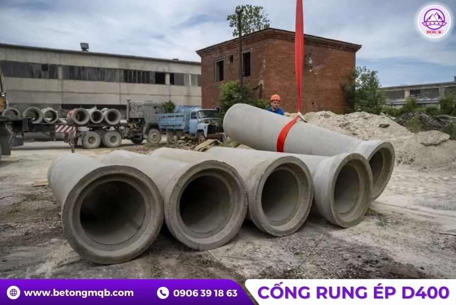Cống bê tông rung ép D400 dài 2,5m tại Bình Dương | Bê Tông MQB 5 mua-cong-rung-ep-d400-tai-MQB