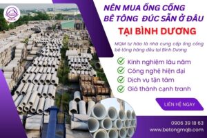 Ống cống bê tông tại Bình Dương | Bê Tông MQB 4 Mua ống cống tại Bình Dương
