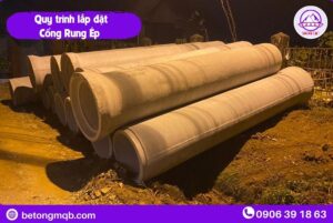 Quy trình lắp đặt cống rung ép 