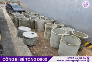 Cống bi bê tông D800 tại Bình Dương | Bê Tông MQB 2 thông số kỹ thuật cống bi d800
