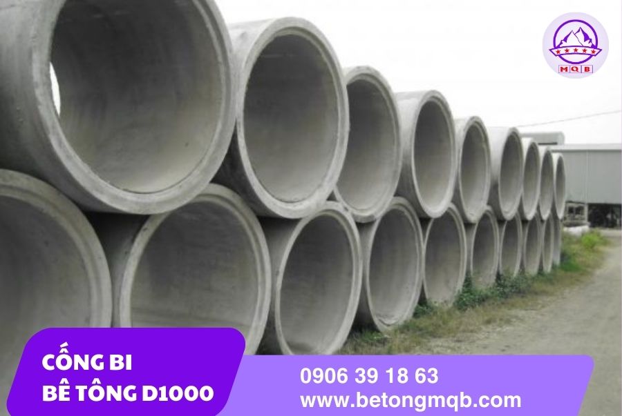 Cống Bi Bê Tông D1000 Tại Tp. Hồ Chí Minh | Bê Tông MQB 3 ung dung cong bi d1000
