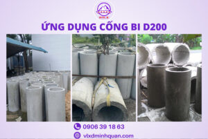 Ứng dụng cống bi D200