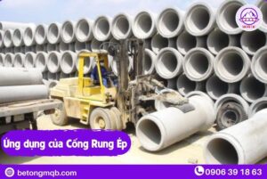 Ứng dụng cống rung ép 