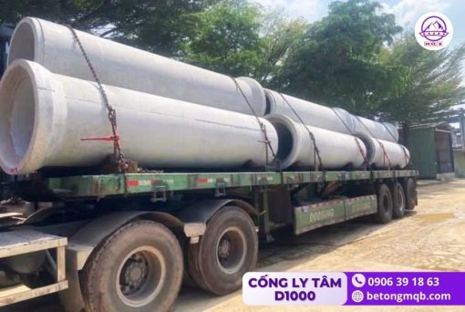 Cống bê tông ly tâm D1000 dài 4m tại Bình Dương | Bê tông MQB 5 bao-gia-cong-ly-tam-d1000-tai-mqb