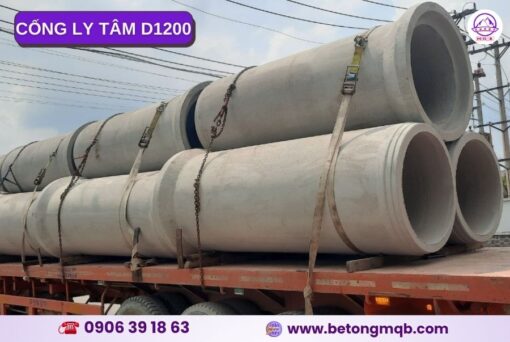 Cống bê tông ly tâm D1200 dài 3m tại Bình Dương | Bê tông MQB 3 bao-gia-cong-ly-tam-d1200-dai-3m