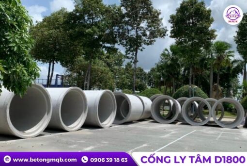 Cống bê tông ly tâm D1800 dài 3m tại Bình Dương | Bê tông MQB 4 bao-gia-ong-cong-ly-tam-d1800-tai-mqb