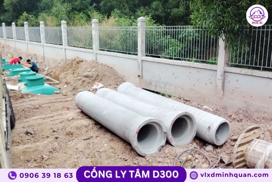 Cống bê tông ly tâm D300 dài 4m tại Bình Dương | Bê tông MQB 3 cach-lap-dat-cong-ly-tam