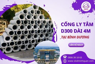 cống bê tông ly tâm d300 dài 4m tại bình dương