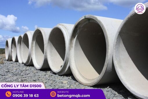 Cống bê tông ly tâm D1500 dài 3m tại Bình Dương | Bê tông 2 cong-d1500-chiu-luc