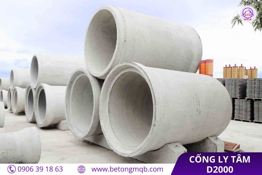 Cống bê tông ly tâm D2000 dài 3m tại Bình Dương | Bê tông MQB 2 cong-ly-tam-d2000-gia-bao-nhieu
