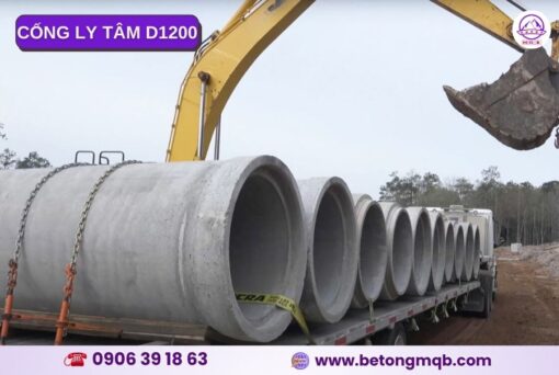 Cống bê tông ly tâm D1200 dài 3m tại Bình Dương | Bê tông MQB 2 cong-thoat-nuoc-d1200-dai-3m