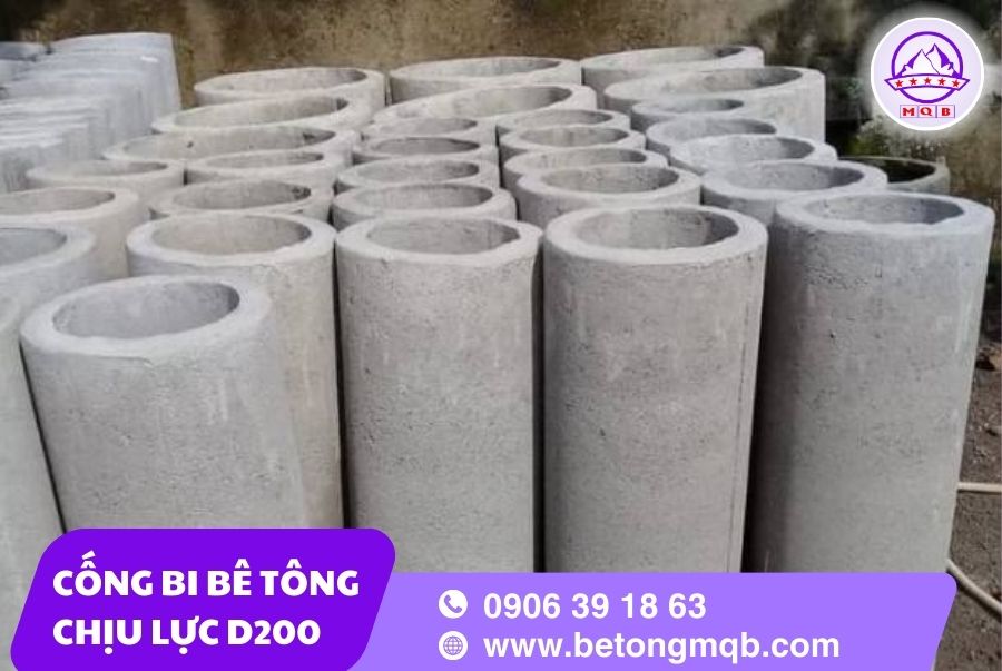 Cống bi bê tông chịu lực D200 tại Tp. Hồ Chí Minh | Bê tông MQB 3 mua-cong-be-tong-d200