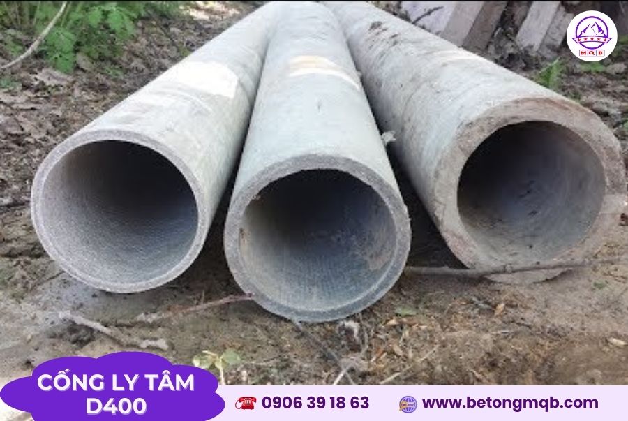 Cống bê tông ly tâm D400 dài 4m tại Bình Dương | Bê tông MQB 4 trong-luong-cong-ly-tam-d400-dai-4m