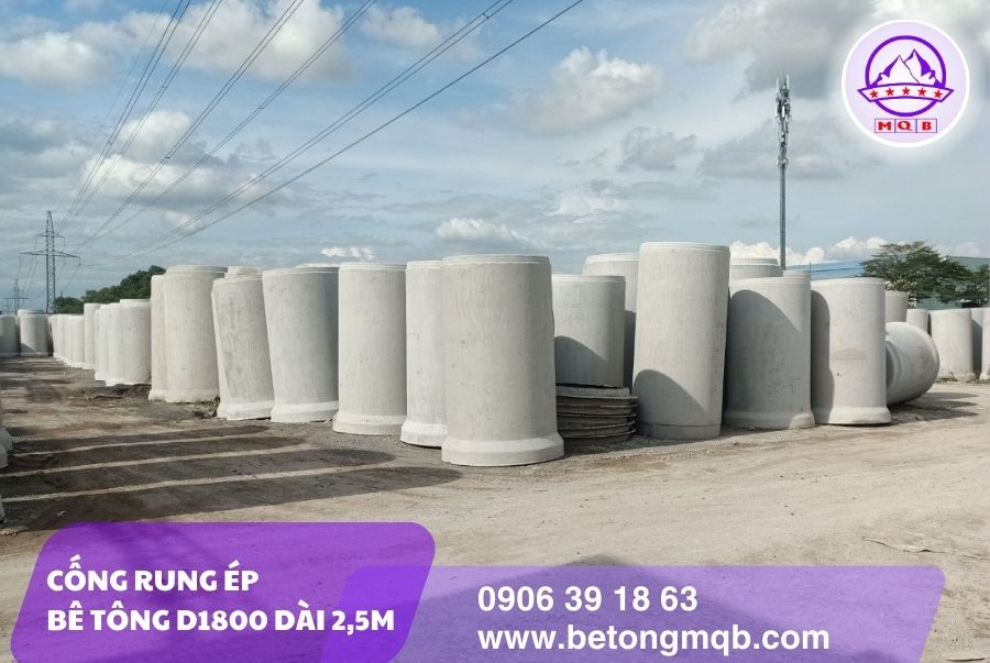Cống rung ép bê tông D1800 dài 2,5m tại Tp. Hồ Chí Minh | Bê tông MQB 1 van-chuyen-cong-rung-ep-d1800-tai-tp-hcm