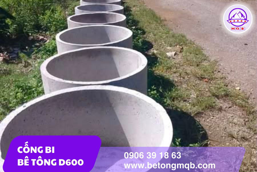 Cống Bi Bê Tông Chịu Lực D600 đúc sẵn