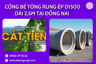 Cống bê tông rung ép D1500