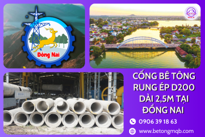 Cống rung ép bê tông tại Long An