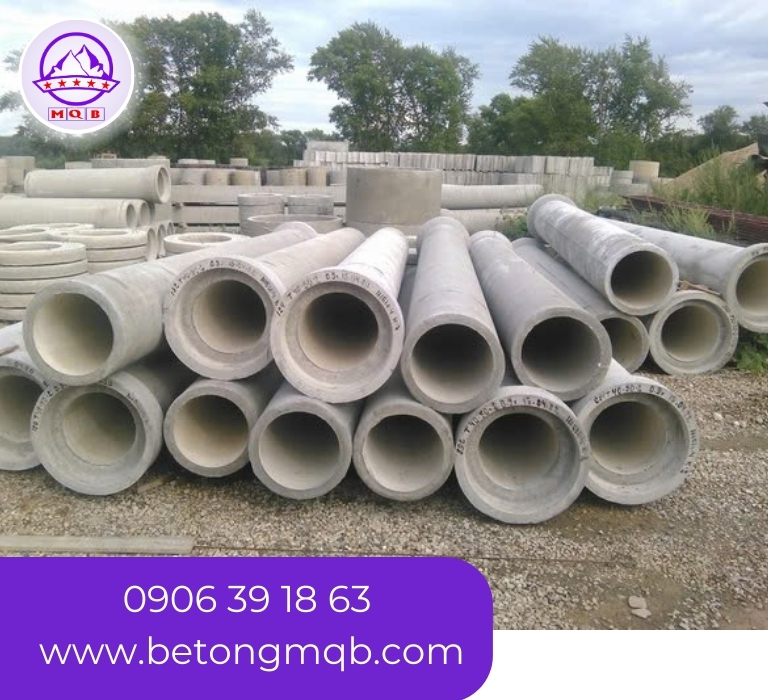 Cống Bê Tông Rung Ép D200 dài 2,5m tại Bình Phước 5 Cống Bê Tông Rung Ép D200 dài 2,5m mqb