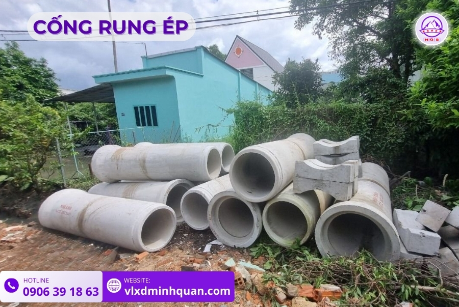 Cống Bê Tông Rung Ép D600 Dài 2,5M Tại Bình Phước | Bê Tông MQB 5 Cống bê tông rung ép D600 của MQB