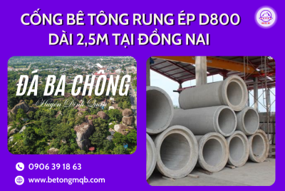Cống bê tông rung ép D800