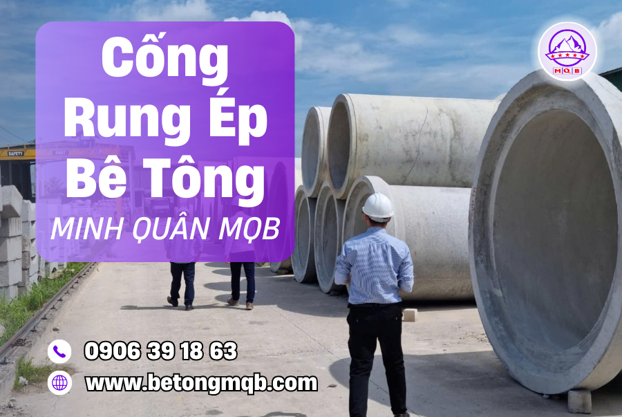 Cống Bê Tông Rung Ép D2000 Dài 2,5M Tại Đồng Nai | Bê Tông MQB 1 cong be tong thoat nuoc rung ep d2000